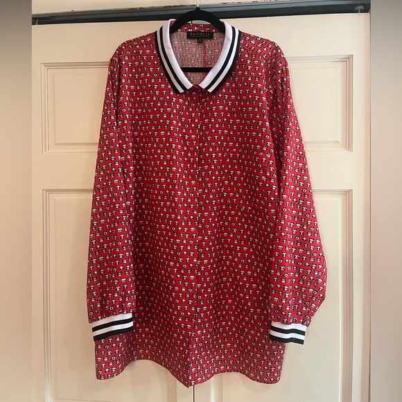 COPY - Eloquii Cat Print Top - Size 26 - PLUS - Picture 2 of 9